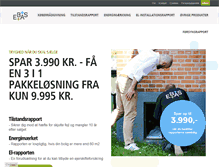 Tablet Screenshot of ebas.dk